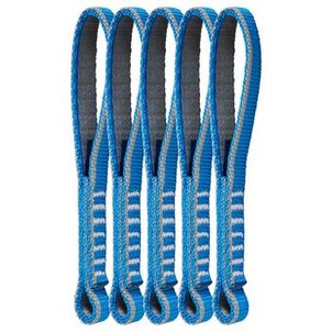 Kit 5x Cintas para Costura Montanhismo e Escalada Klimb 17 cm Simond Azul