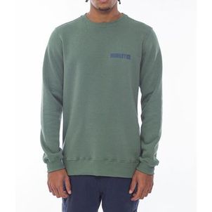 Moletom Hurley Careca Square WT24 Masculino Verde