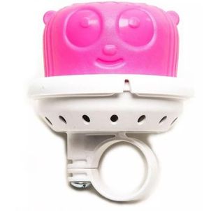 Buzina Infantil de Bicicleta Fon-Fon Wester New Face com Parafuso Isapa Rosa