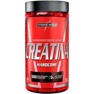 Creatina Hardcore 120 cápsulas Integral Médica