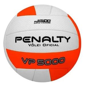 Bola de Vôlei Penalty VP 5000 X - Branca com Laranja e Preto