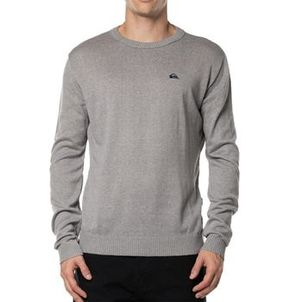 Tricot Quiksilver Embroidery WT24 Masculino Cinza Mescla