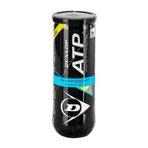 Bola de Tênis Dunlop ATP Championship Regular Duty X 3 (All Court - Tubo com 3 bolas)