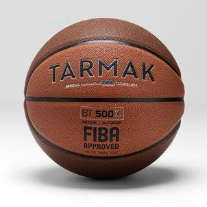 Bola Adulto de Basquete Bt500 Tamanho 7 Tarmak Marrom