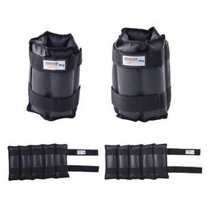 Kit Par de Caneleiras (Tornozeleiras) Preta 8 e 10kg