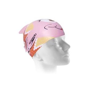 Touca de Natação Infantil De Silicone Fish Cap Speedo Coral