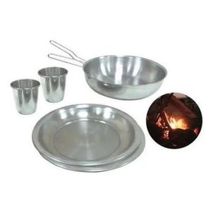 Jogo de Panelas Camping Aluminio 5 peças Brunch Nautika