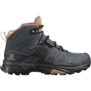 Bota de Trilha Feminina Salomon X Ultra 4 Mid GTX Gore-Tex Preto e Marrom