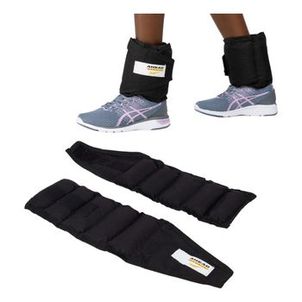 Kit Caneleiras 1 À 5 Kg Nylon Preta (tornozeleiras) Ultrafit