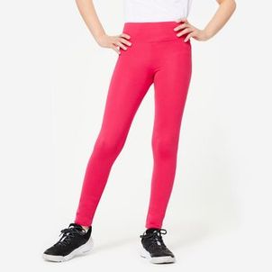 Legging de ginástica infantil respirável S500 Vermelho