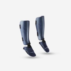 Caneleiras/Proteções de Pés de Muay Thai, Kickboxing e MMA Adulto Azul