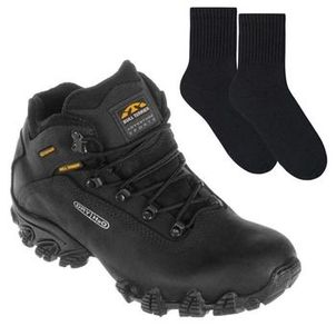 Kit Bota Impermeável Bull Terrier Alpina Dry Masculina + Par de Meia