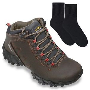 Kit Bota Bull Terrier Ranger Masculina + Par de Meia