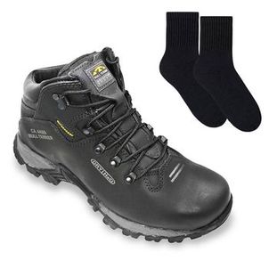 Kit Bota Impermeável Bull Terrier Terragrip Masculina + Par de Meia