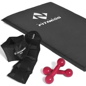 Kit colchonete  - 20mm + Halteres 2kg + Caneleiras 1 kg