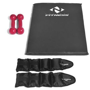 Kit colchonete - 20mm + Halteres 3kg + Caneleiras 2 kg