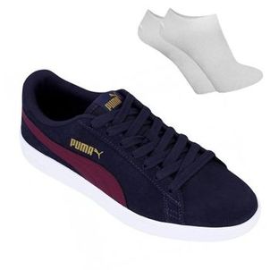 Kit Tênis Puma Smash V2 Masculino + Par de Meia