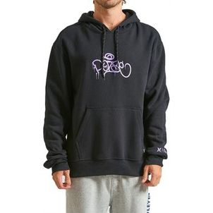Moletom Hurley Canguru Poise WT24 Masculino Preto