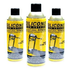 Kit Com 3 Silicone Spray Para Lubrificar Esteira Eletrica