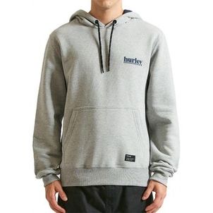 Moletom Hurley Canguru Puff WT24 Masculino Mescla Cinza