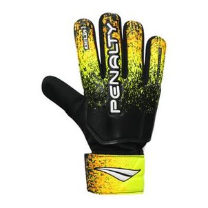 Luva Penalty Delta 1 XXIII - Preto com Amarelo e Laranja