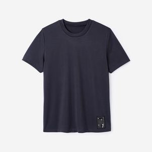 Camiseta Infantil de Ginástica Respirável Cinza