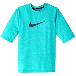 Camiseta Nike Meia Manga Hydroguard Infantil- Azul