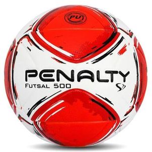 Bola de Futsal Penalty S11 R2 XXIV - Branca e Vermelho