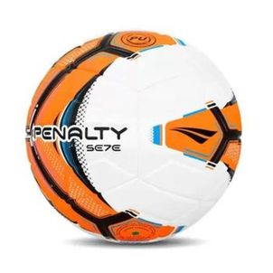 Bola de Futebol Society Penalty Se7e Ultra Fusion XXIV - Branca e Laranja