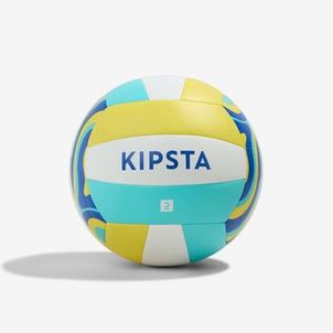 Bola de Volêi de Praia BV100 Tam 5 Kipsta Azul-amarelo