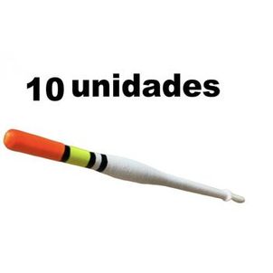 Boia Pena Palito Madeira para pesca 18cm Kit 10uni  Petlazer