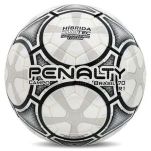 Bola de Futebol de Campo Penalty Brasil 70 R1 XXIII - Branco e Preto