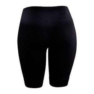 BERMUDA FEMININA SEM COSTURA DE YOGA PRETA