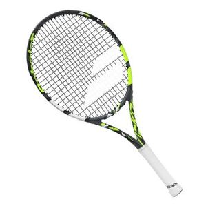 Raquete de Tênis Babolat Aero Junior 25 225g Cinza Amarelo e Preto