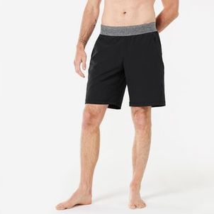 Short Masculino de Yoga Extensivel Domyos Preto