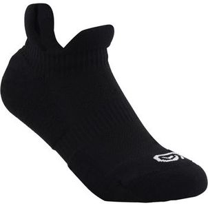 Meia de Corrida Comfort Invisible Kalenji Preto