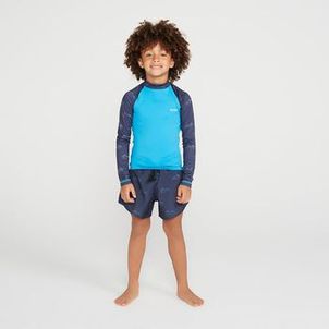 Bermuda infantil de Surf 100 Olaian Azul-marinho
