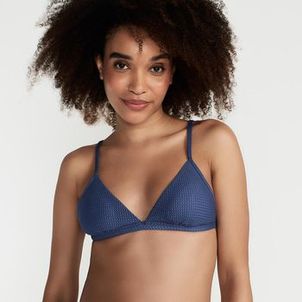 Biquíni Sutiã feminino de surf triangulo Bojo Olaian Azul