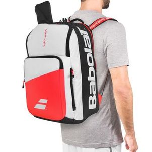 Mochila Babolat Pure Strike Branco e Vermelha