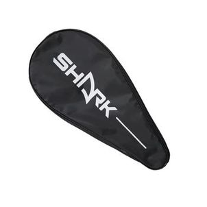 Capa para Raquete de Beach Tennis Shark - Preta com Branca