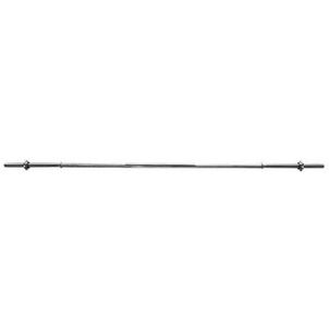 Barra de Musculação Reta Com Rosca Maciça Recartilhada  - 150 cm