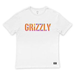 Camiseta Grizzly Beveled SM23 Masculina Branco