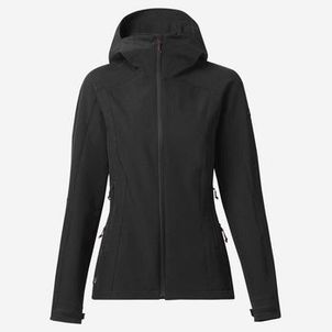 Jaqueta Feminina de Trekking 500 Forclaz Preto