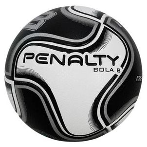 Bola de Futebol de Campo Penalty T50 8 XXIV - Branco e Preto