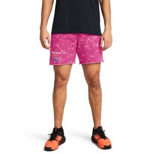 Shorts Masculino Under Armour Project Rock AOP Rival Terry
