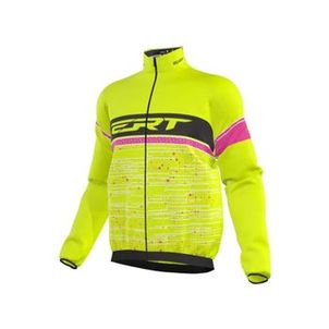 Jaqueta Corta Vento Ciclismo Feminina ERT Cycling Team Rosa