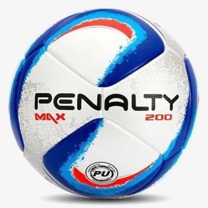 Bola de Futsal Penalty Max 200 Ultra Fusion XXIV - Branca e Azul