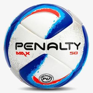 Bola de Futsal Penalty Max 50 Ultra Fusion XXIV - Branca e Azul
