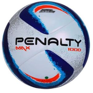 Bola de Futsal Penalty Max 1000 XXIV - Branca e Azul