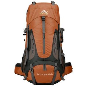 Mochila Trilha Alpinista Mala Viagem Camping Laranja Impermeavel WCT FITNESS